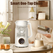 Moreblue G038 10-in-1 Automatic Nut Milk Maker, 35oz Soy Milk Maker Machine with Self-Cleaning,Homemade Oat Milk Maker