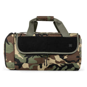 5.11 Tactical Range Ready Trainer Bag, Woodland Camo, 50L Capacity, Fully Padded with Removable Dividers