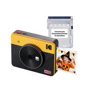 Kodak KODAK Mini Shot 3 Retro Mini Shot 3 Retro 4PASS 2-in-1 Instant Camera and Photo Printer (3x3 inches) + 68 Sheets Gift Bundle, Yellow