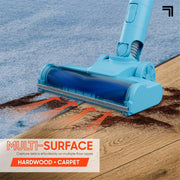 Sharper Image Cordless Vacuum Lightweight Stick and Handheld Combo Blue