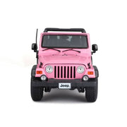 Maisto Jeep Wrangler Rubicon 2DR Special Edition 1:18 Diecast Jeep Pink