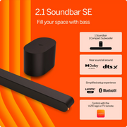 VIZIO SV210X-08 2.1 Soundbar SE, Wireless Subwoofer w/ Dolby Atmos, DTS:X, Bluetooth (NEW)