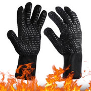 kibhous Swtroom BBQ Gloves, Heat Resistant Cooking Gloves (932F), Grilling Gloves for Oven, Baking, Smoking, and Camping