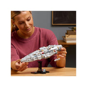 LEGO 75405 Star Wars Home One Starcruiser Building Set for Adults - Includes Nebulon-B Medical Frigate and Display Stand