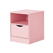 Build Your Own Furniture Kids Nightstand with Drawer, Pink