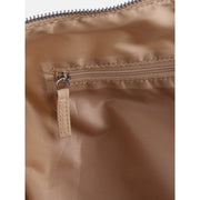 No Boundaries Women's Large Nylon Tote Shoulder Bag with Paracord and Adjustable Crossbody Straps, Tan