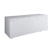 Hamilton Beach 30 Cu Ft Chest Freezer, Double Door, Adjustable Thermostat, White, HBFRF3030
