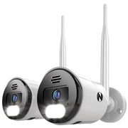 Night Owl CAM-2PK-WNIP8LBU Wi-Fi IP 4K HD Spotlight Cameras with 2 Way Audio - 2 Pack