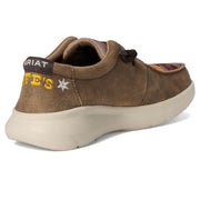 Ariat Hilo Sendero Men's Casual Loafers, Full-Grain Leather Suede Upper, Brown Bomber, Size 8 Medium, 10064050