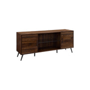 WE Furniture AZ60NOR2DDW TV Stand, 60