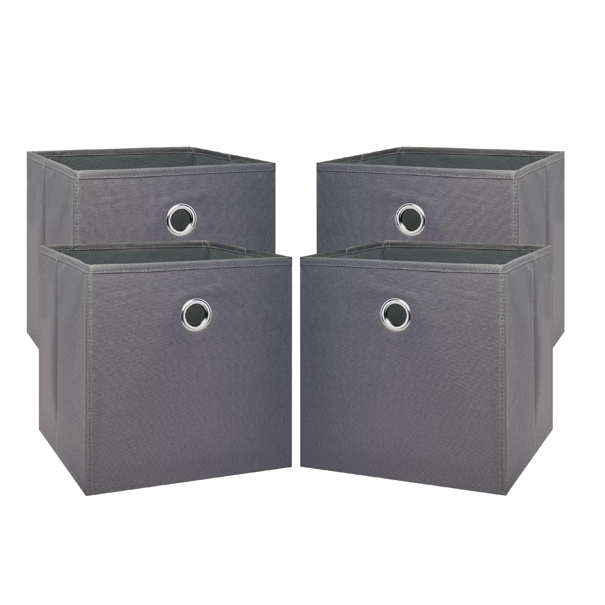 Mainstays MS6136150707001 Collapsible Fabric Cube Storage Bins (10.5 ...