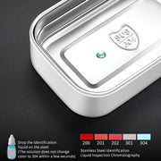 Heated Lunch Box, 3-Layer Insulated, Leak-Proof, Food-Grade Stainless Steel, Portable with Handle