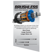 Hart HLPM021 Cordless Brushless Self Propelled Lawn Mower Lithium-Ion Battery 40-Volt