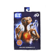 NECA E.T. 40th Anniversary Ultimate Deluxe 7 in Scale Action Figure with LED Chest and Phone Home Communicator
