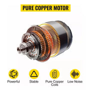 Vevor 44456 Industrial Extractor Fan Folding Duct 10 Mts