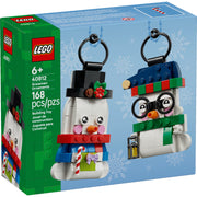 LEGO Snowman Ornaments Building Set, 168 Pieces, Multicolor, Ages 6+, 40812