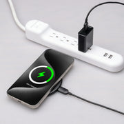 onn. 7.5W/10W Wireless Charging Pad, Black