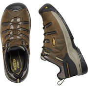 Keen Utility 1023241 Flint II Soft-Toe Work Shoes for Men - Cascade Brown/Golden Rod - 10.5W