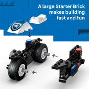 LEGO City Police Motorcycle Chase Building Toy, 65 Pieces, Multi-Color, Ages 4+