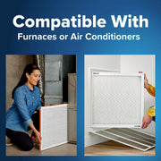 Filtrete Furnace Air Filter 25x25x1, MPR 800 MERV 10 Micro Particle Reduction, Pleated 4 Pack