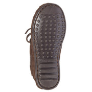 Minnetonka Moccasin Classic Moc for Boys - Chocolate - 4 Kids