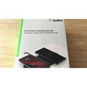 Belkin BoostCharge 10W Fast Dual Wireless Charging Pad, Black - High Quality