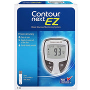 Ascensia Contour Next EZ Blood Glucose Monitor with No Coding Technology, Fast 5-Second Test, Personalized Settings, Lancing Device and Lancets, 7252
