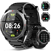 Tikland 1.39 Smartwatch with Bluetooth for Men, Black