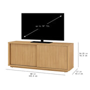 Beautiful Fluted TV Stand for TV's up to 70