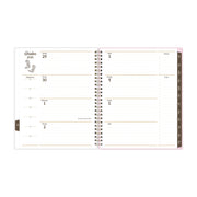 Blue Sky 156023 Jessie James Decker Monthly Weekly Medium Planner, Maia Pink Marble Design, 15-Month October 2025 - December 2026, 7 in x 9 in