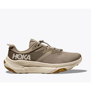 Hoka Men's Transport Running Shoes, Sustainable Cushioning, Dune/Eggnog, Size 8.5 Medium, 1123153-DEGG