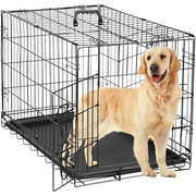 Leumius Double Door Dog Crate with Divider Panel 36 Inch