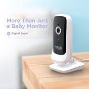 Hubble Nursery Pal Link Premium Smart Wi-Fi Baby Monitor, 5-Inch HD Color Display, Two-Way Audio, Infrared Night Vision, Room Temperature Monitoring, White