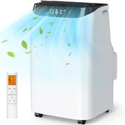 Fosawd FDCEC08-CPDA1 Portable Air Conditioner, 12000 BTU, 3-in-1 Cooling, White