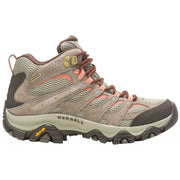 Merrell Women's Moab 3 Mid Waterproof Hiking Boots, Pig Suede Leather, Breathable Mesh, Vibram TC5+ Outsole, Size 7, J035848Z