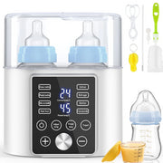 GPED Baby Bottle Warmer, 12-in-1 Fast Milk Warmer W/ Appointment &Timer, 24H Accurate Temperature Control and Auto Shut off