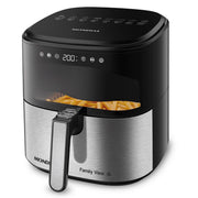 Mondial Digital Air Fryer, 5.3 Qt Capacity, 1800W, Touchscreen Display, Black Stainless Steel, AF-50-DVI-E