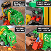Sunny Days Entertainment, LLC. 320938 Large Garbage Truck Toy with Lights