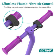 GOTRAX Scout 2.0 Electric Scooter for Kids 4-7, 80W Motor, 6 MPH, Colorful LED Lights, Lightweight Aluminum Frame, Solid Tires, Pink