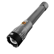 Nebo Sports LEO 7500 Flex Flashlight, Rechargeable Handheld, 7500 Lumens, 3X Zoom, IPX7 Waterproof, Gray