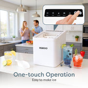 Igloo Automatic Portable Countertop Ice Maker, 26 lb Daily Output, White, IGLICEBNH26WH