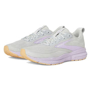 Brooks 1204411B009.110 Trace 4 Running Shoes for Ladies - Oyster/Purple/Sherbet - 11M