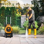 HONDMIN 4200 PSI 2.5 GPM Pressure Washer with 25ft Hose, Ergonomic Spray Wand, Complete Accessory Kit