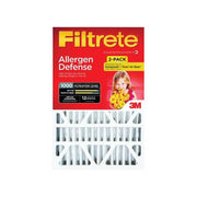 Filtrete ADP03-2PK-2 MPR 1000 Micro Allergen Defense Deep Pleat AC Furnace Air Filter, 20 x 25 x 4