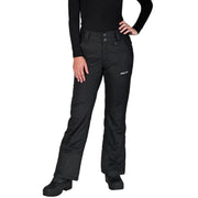 Arctix Womens Insulated Snow Pants, Thermalock Coating, Black, Large, 1800-00-L