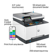HP 3301SDW LaserJet Pro MFP Wireless Color All-in-One Laser Printer - White