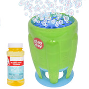 Play Day Bubble Jet Automatic Bubble Blowing Machine, Green, Includes 4oz Bubble Solution, For Children Ages 3+