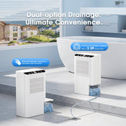 GOOVI Whole House Dehumidifier, 85oz Water Tank, Energy-Efficient, Quiet Operation, White, CS10