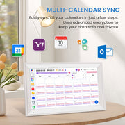 HBESTORE HL-06A-DPF 15.6 Inch Smart Wall Planner Digital Calendar Chore Chart 1920x1080 Touchscreen Interactive Display Wall Mount