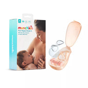 Munchkin 92156425 Flow Nipple Shield + With See-Thru Channel to Watch Milk Flow, 20mm